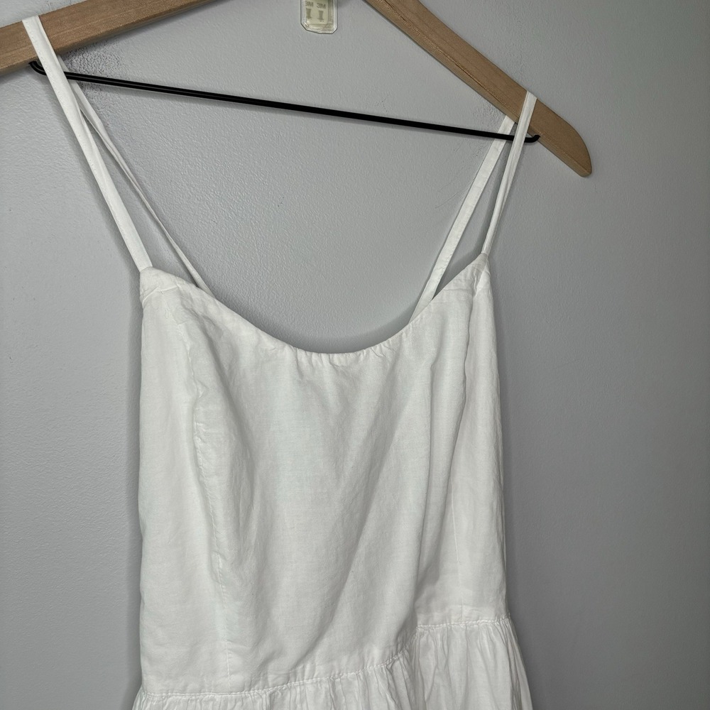 NWT‎ Xirena Owynn Dress Medium Angel Tiered Lace Up Boho Fairy White Coquette - Picture 7 of 10
